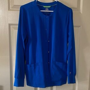 healing hands Royal Blue Medical Jacket